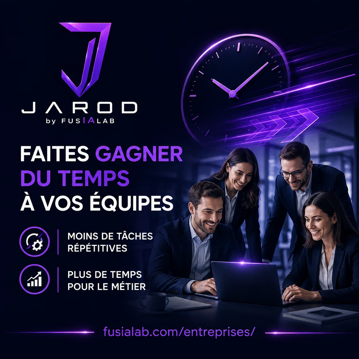 Faire gagner du temps aux équipes avec JAROD